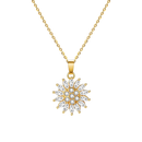 "Eternal Sunflower" Necklace gold
