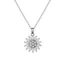 "Eternal Sunflower" Necklace silver