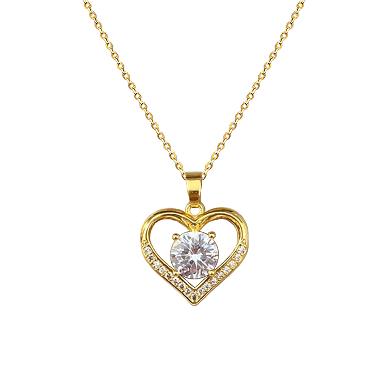 "Sacred Heart" Necklace gold